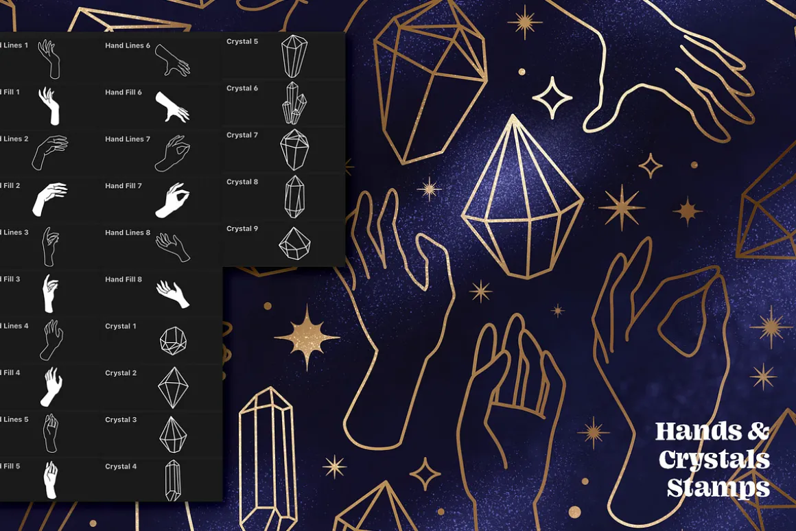 Magic Procreate Brushes & Stamps