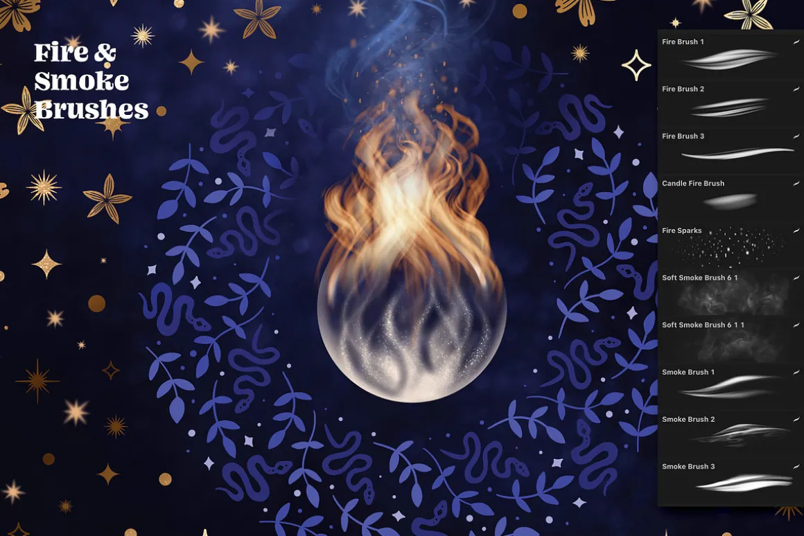 Magic Procreate Brushes & Stamps