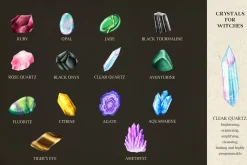 Magic ritual clipart collection