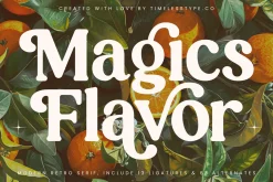 Magics Flavor Retro Modern Serif