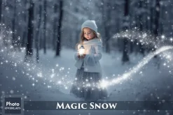 100 Magic Snow Overlays