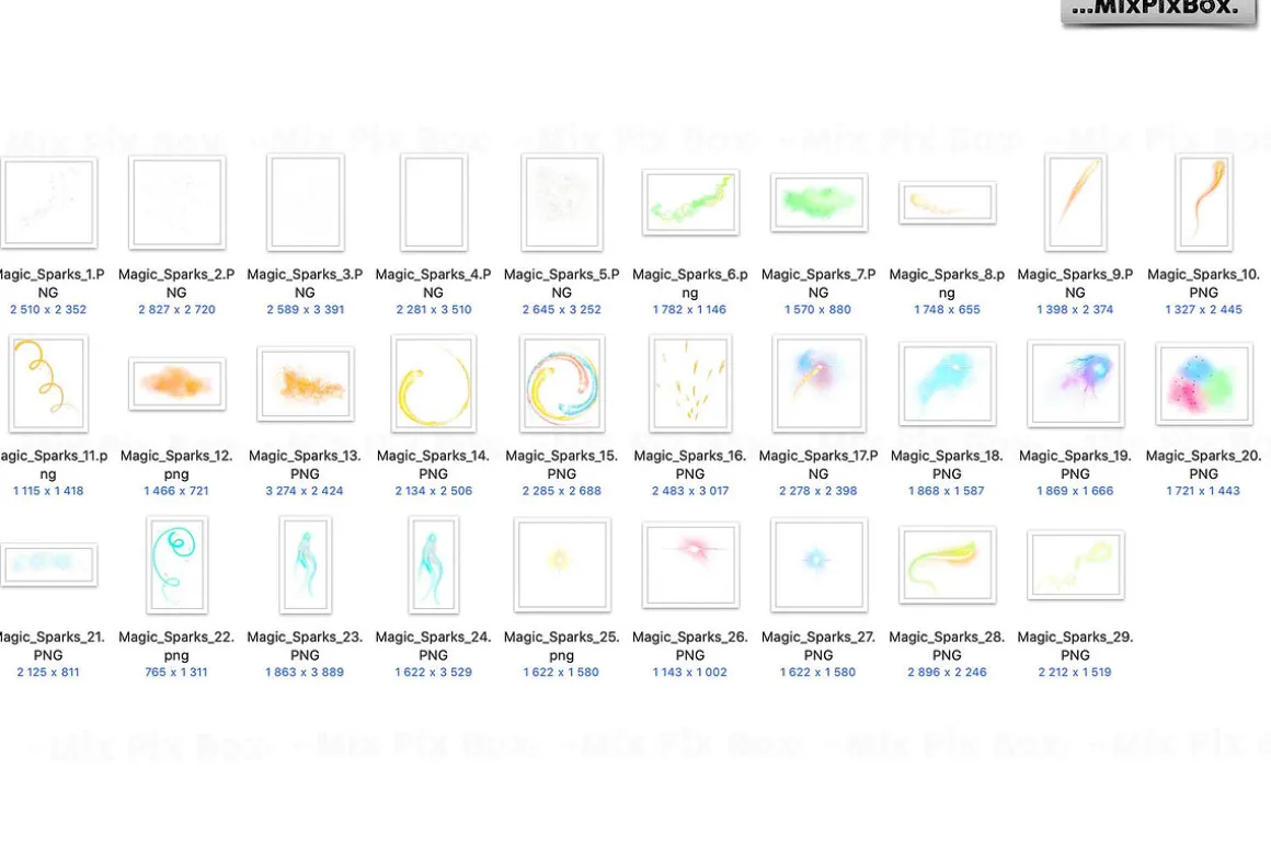 Magic Sparks Overlays