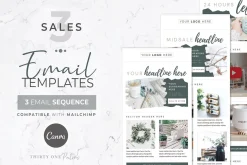 Mailchimp & Canva Template | 3 Pack