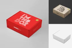 Mailing Box Mockup Set