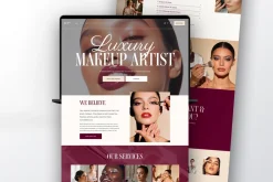 Makeup Artist Website Squarespace