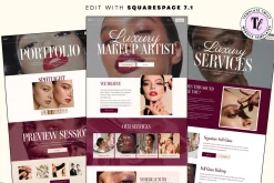 Makeup Artist Website Squarespace