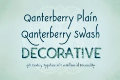 Mandala and Font Family-Qanterberry