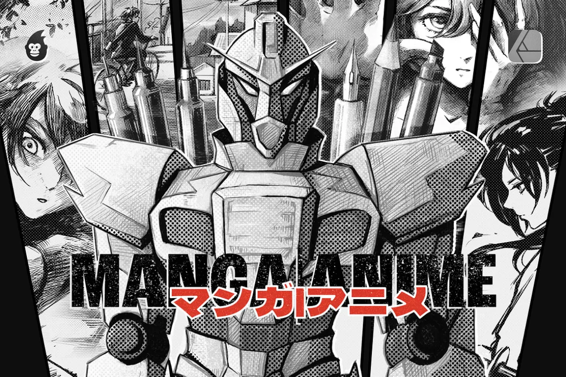 Manga Affinity Brushes Bundle