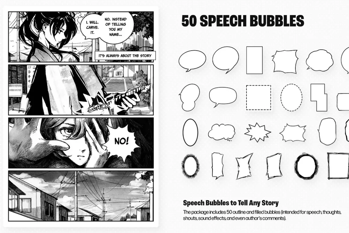 Manga Affinity Brushes Bundle