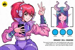 Mangaka Procreate Illustration Kit