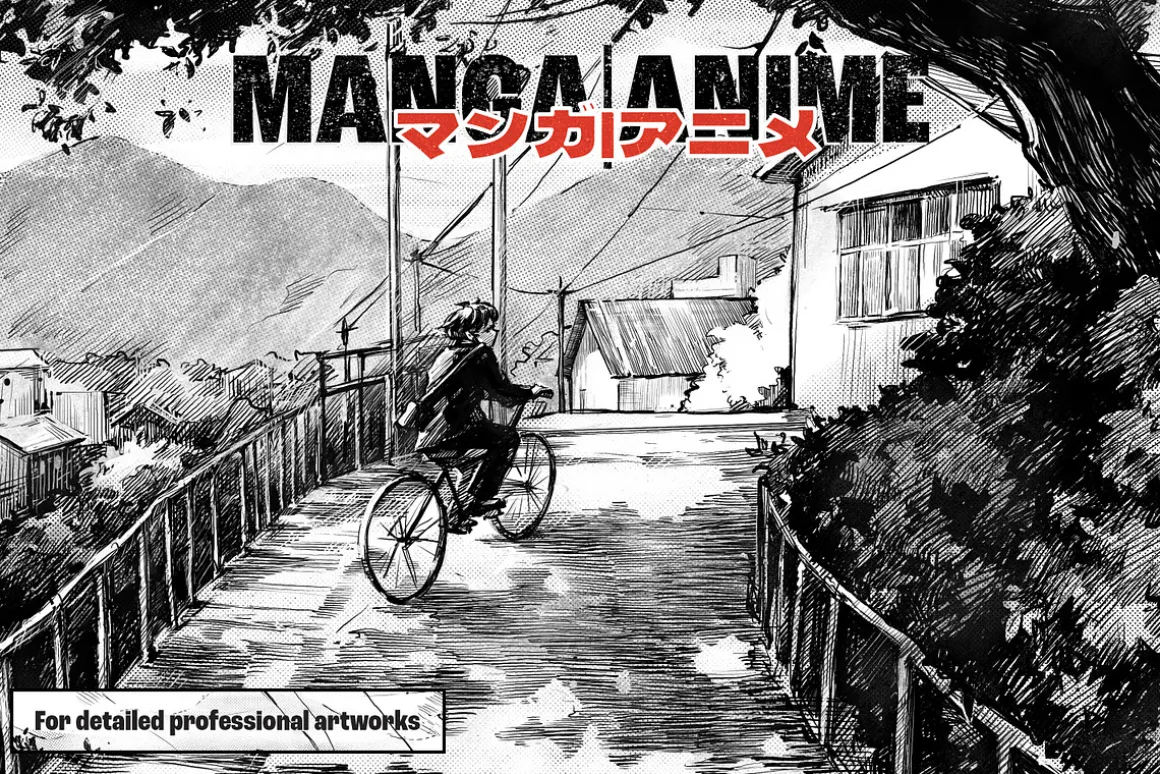 Manga Procreate Brushes Bundle