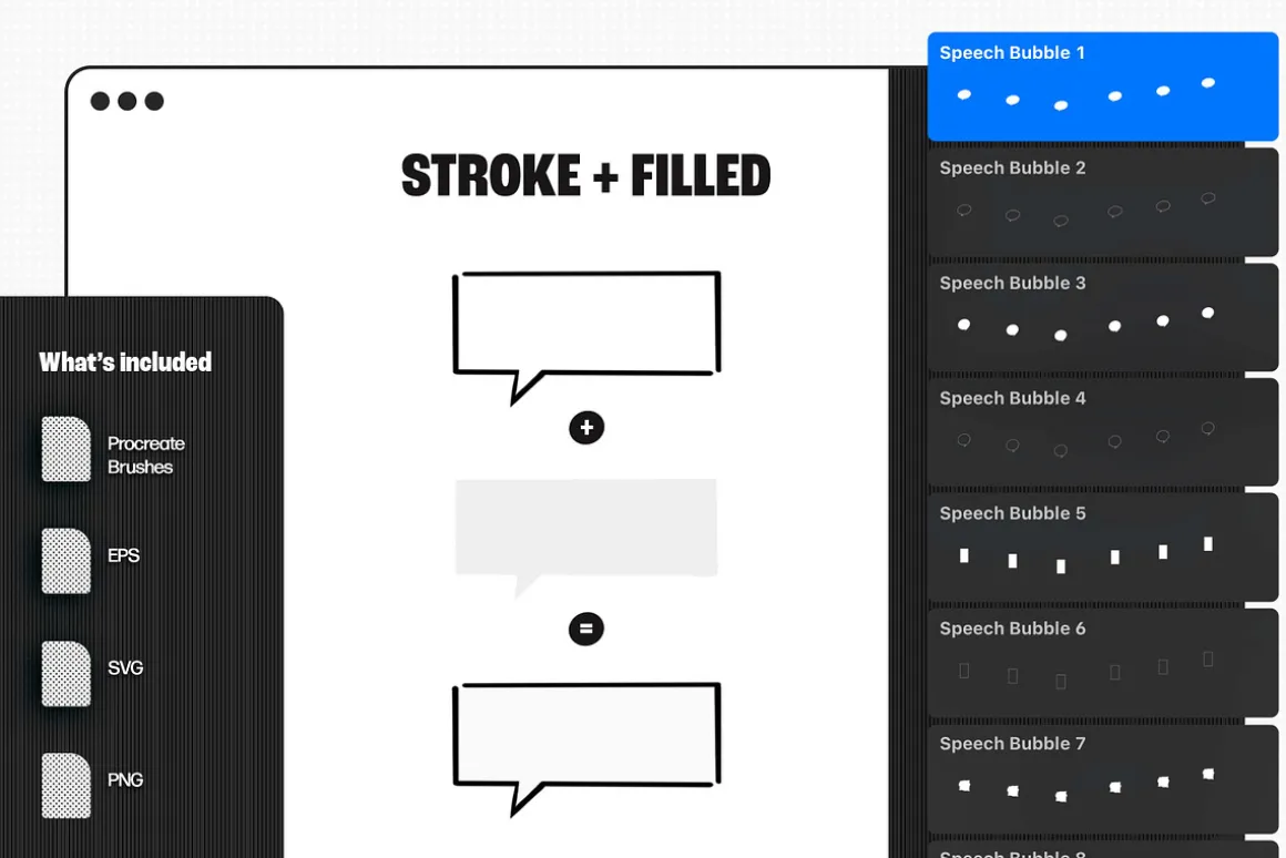Manga Procreate Brushes Bundle