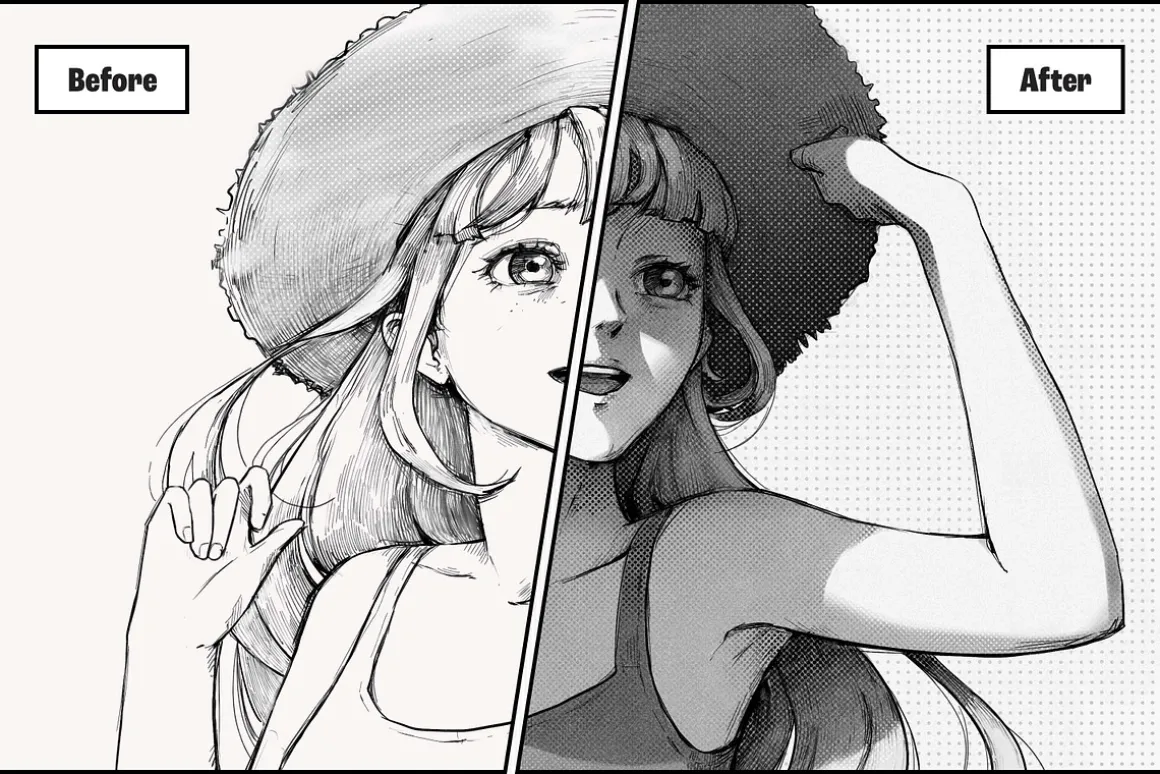 Manga Procreate Brushes Bundle