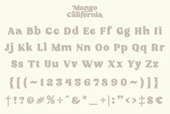 Mango California Serif Font
