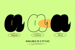 Mango Chunks | Bubble Font
