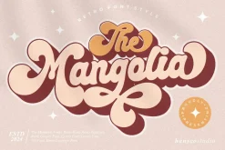Mangolia - Retro Font Style!