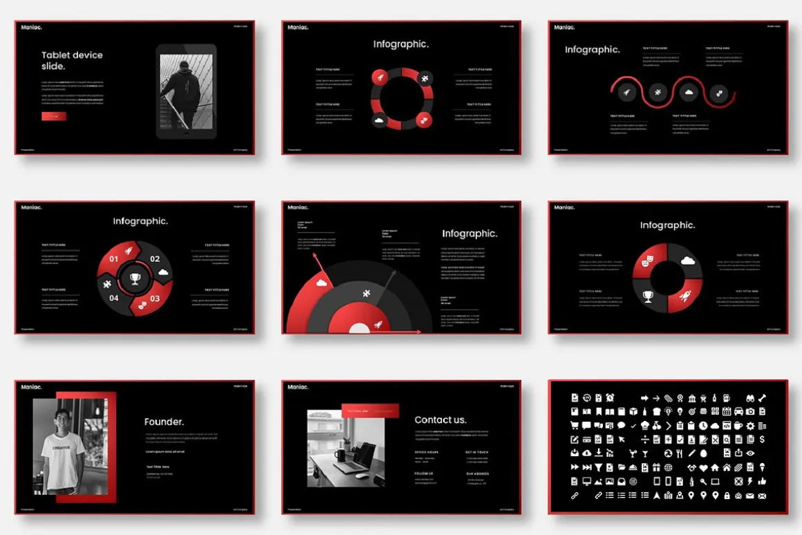 Maniac – Business Keynote Template