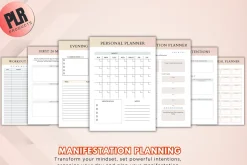 150+ Manifestation Canva Workbook
