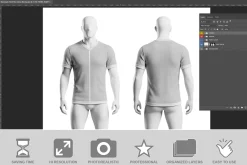 Mannequin Front View Jersey PSD