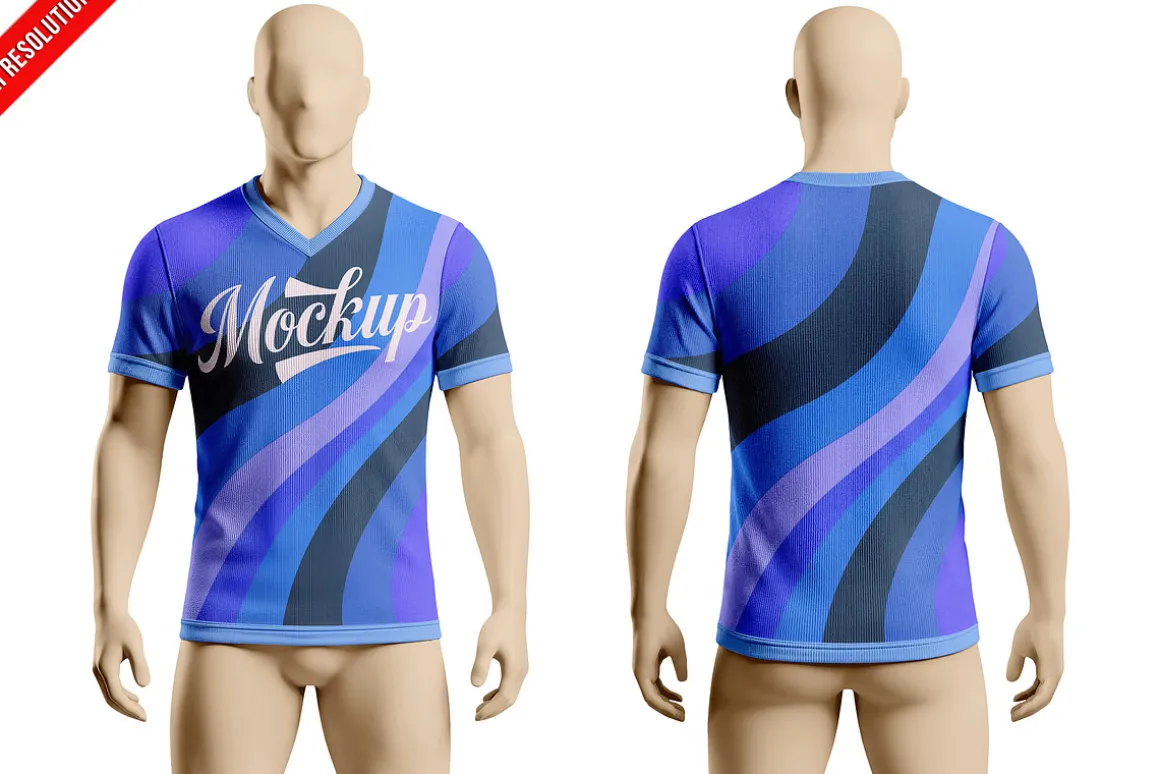 Mannequin Front View Jersey PSD