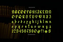 Manthra Klaussa Blackletter Typeface