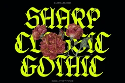 Manthra Klaussa Blackletter Typeface