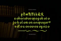 Manthra Klaussa Blackletter Typeface
