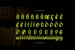 Manthra Klaussa Blackletter Typeface