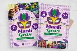 Mardi Gras Flyer Template