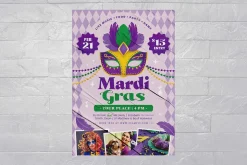 Mardi Gras Flyer Template