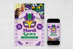 Mardi Gras Flyer Template
