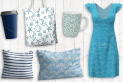 Marine patterns collection