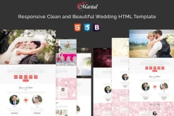 Marital - Wedding HTML Template