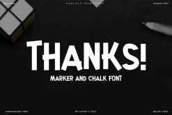 Marker Redazo - Chalk Font
