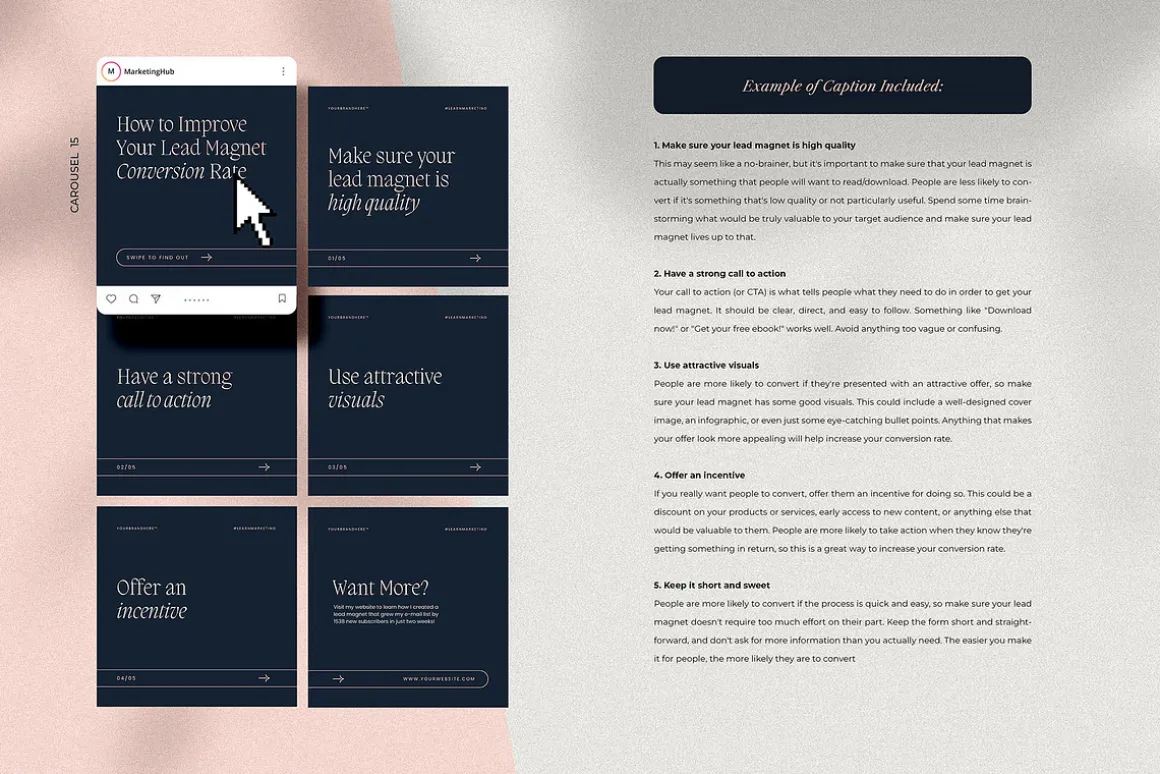 Marketing Expert Instagram Carousels