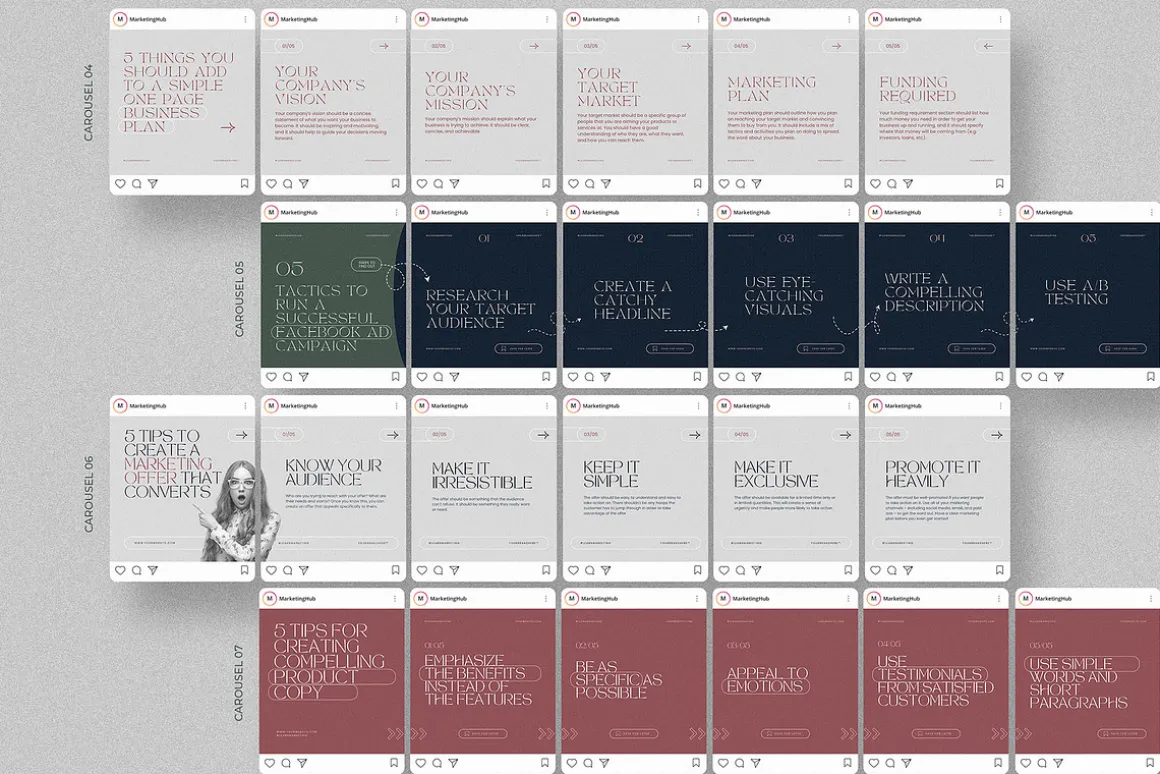 Marketing Expert Instagram Carousels