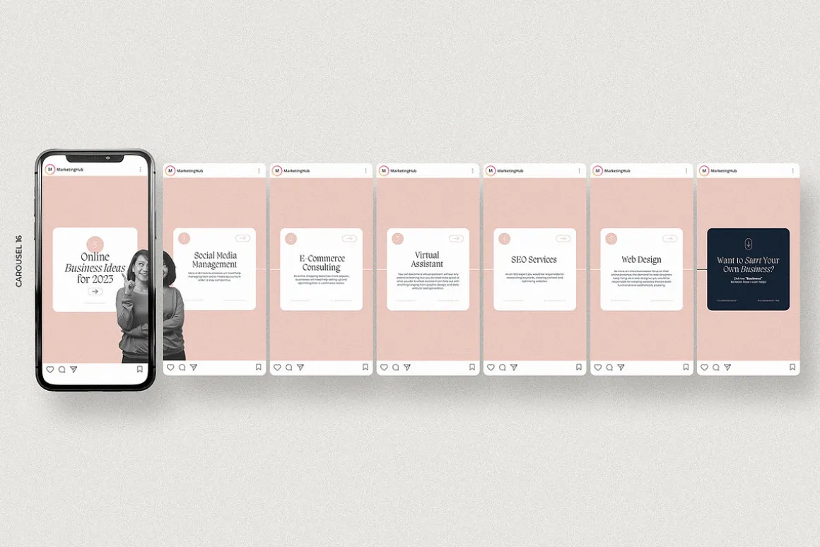 Marketing Expert Instagram Carousels