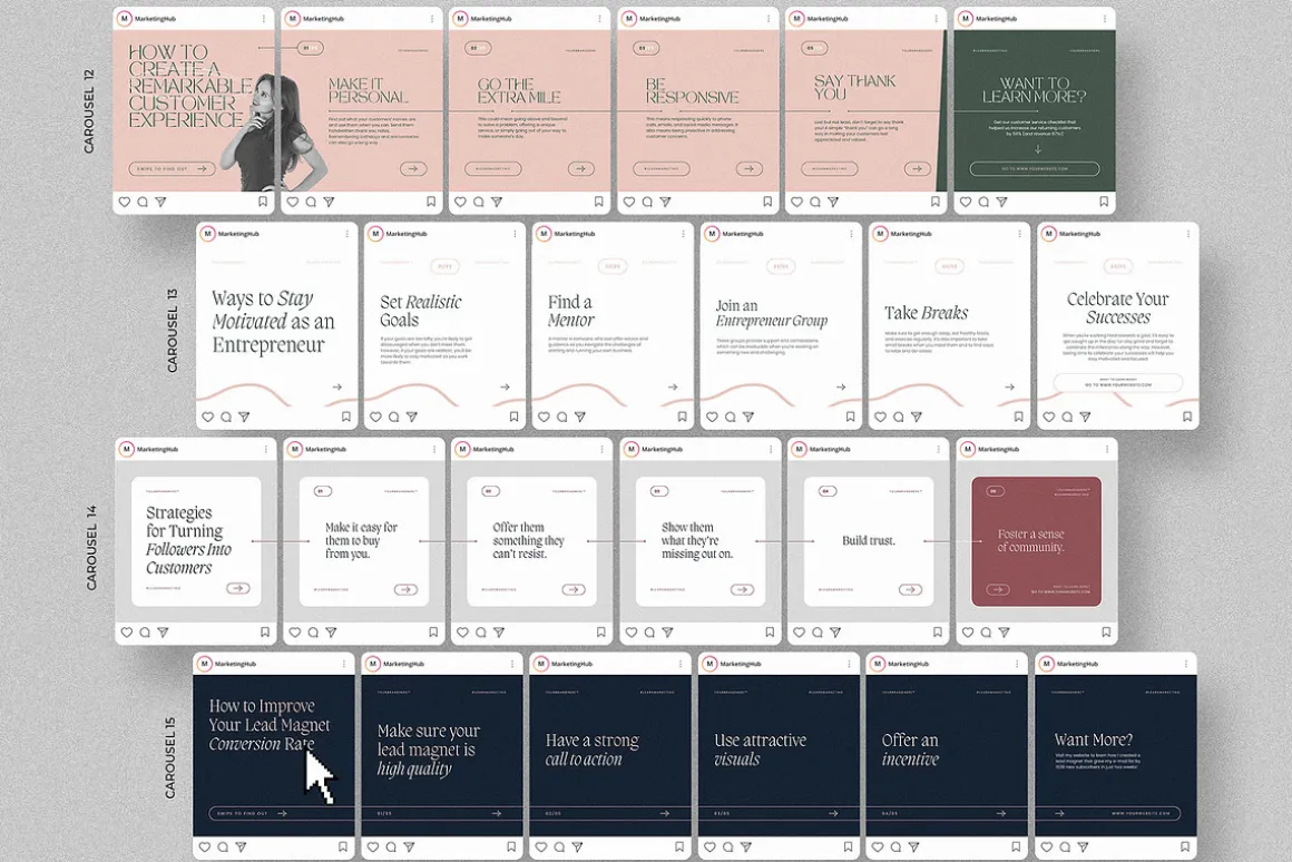Marketing Expert Instagram Carousels