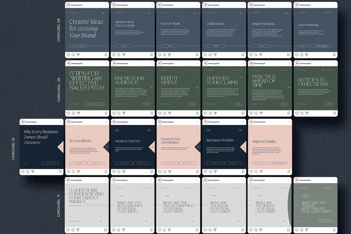 Marketing Expert Instagram Carousels