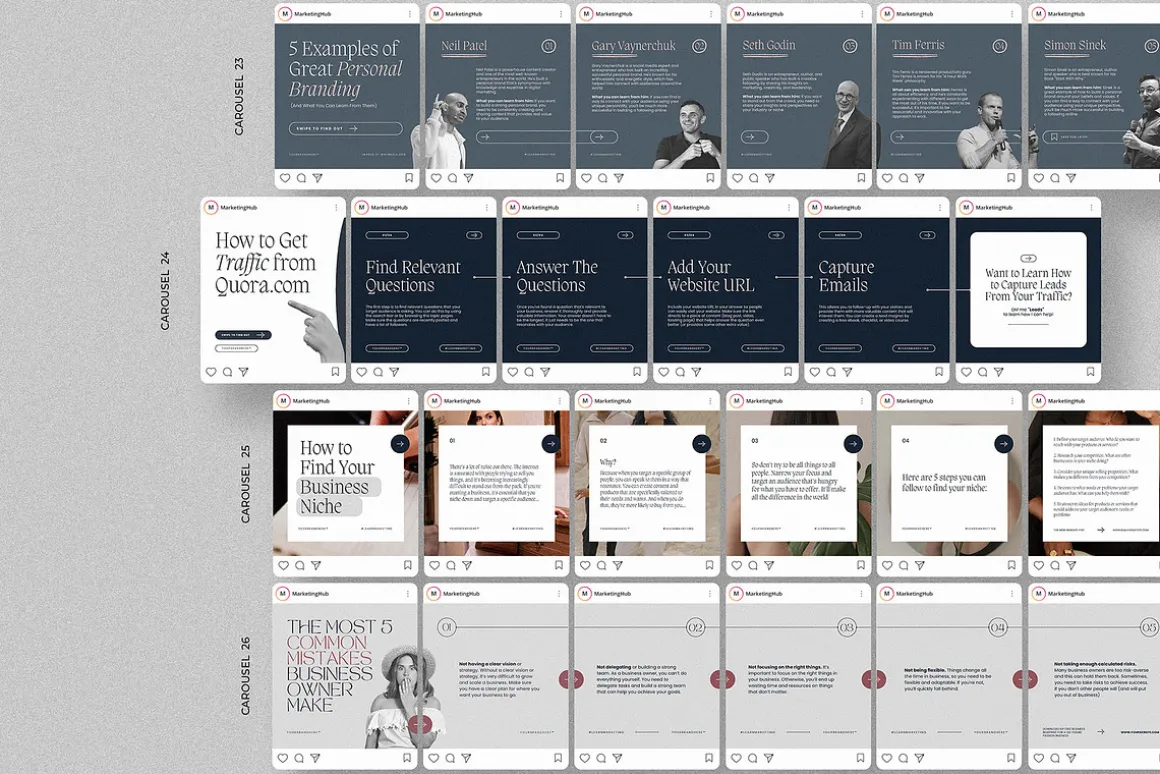 Marketing Expert Instagram Carousels