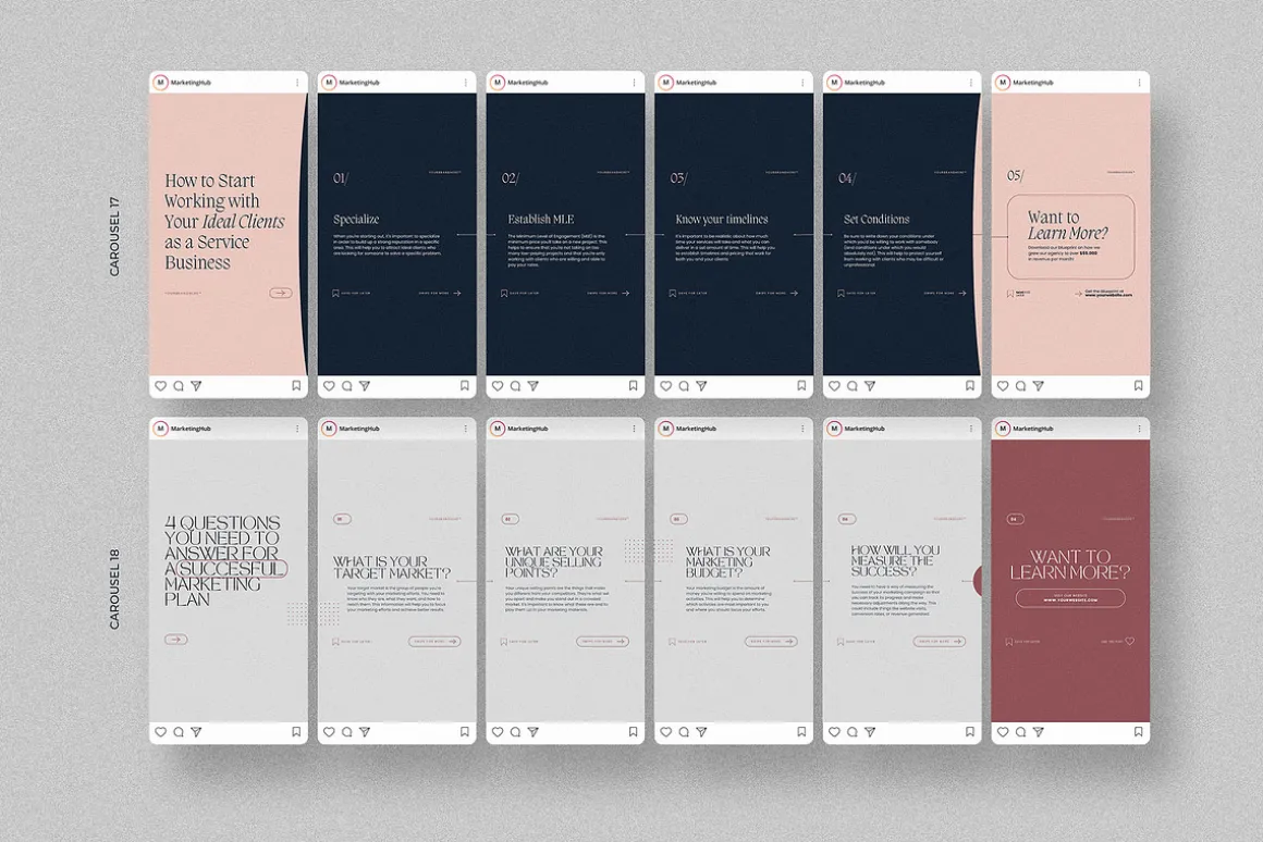 Marketing Expert Instagram Carousels