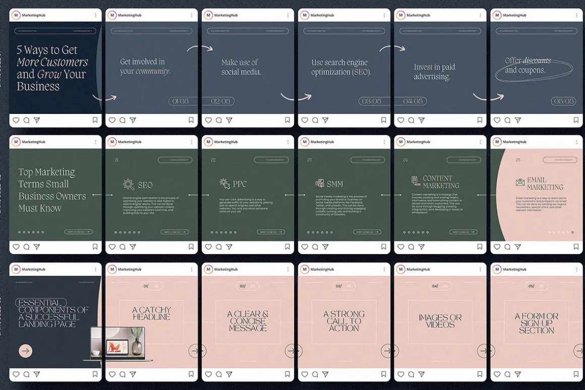 Marketing Expert Instagram Carousels