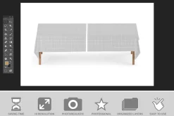 Market Table Mockup
