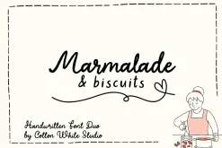 Marmalade and Biscuits Font Duo