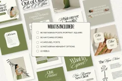 Massage Instagram Template Bundle