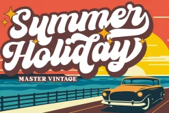 Master Vintage - Retro Script Font