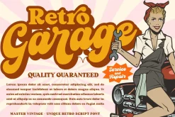 Master Vintage - Retro Script Font