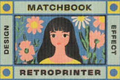 Matchbook Retro Printer Effect