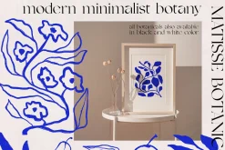 Matisse botanicals abstract line art