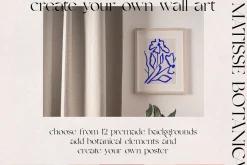 Matisse botanicals abstract line art